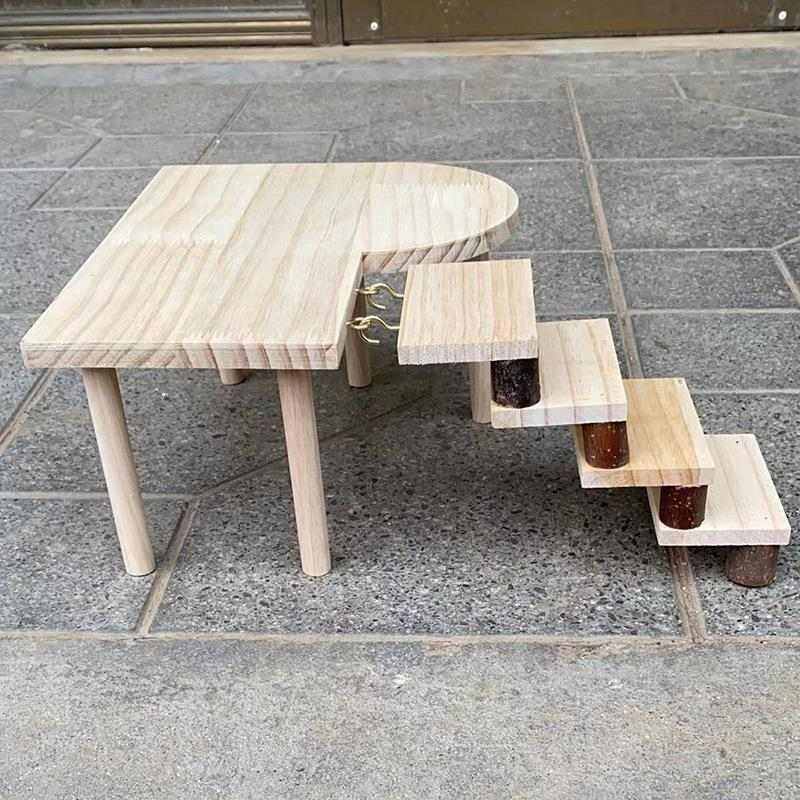 仓鼠平台实木造景平台省金丝楼梯二层熊造景攀爬用品多功能空间窝,商业/办公家具,假山/仿真造景,淘宝优惠券,粉丝福利购,淘宝优惠卷