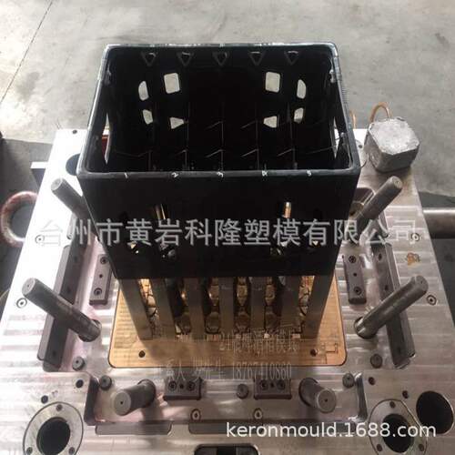 专业制造24瓶塑料啤酒饮料箱模具 周转箱模具 果蔬筐塑胶注塑模具