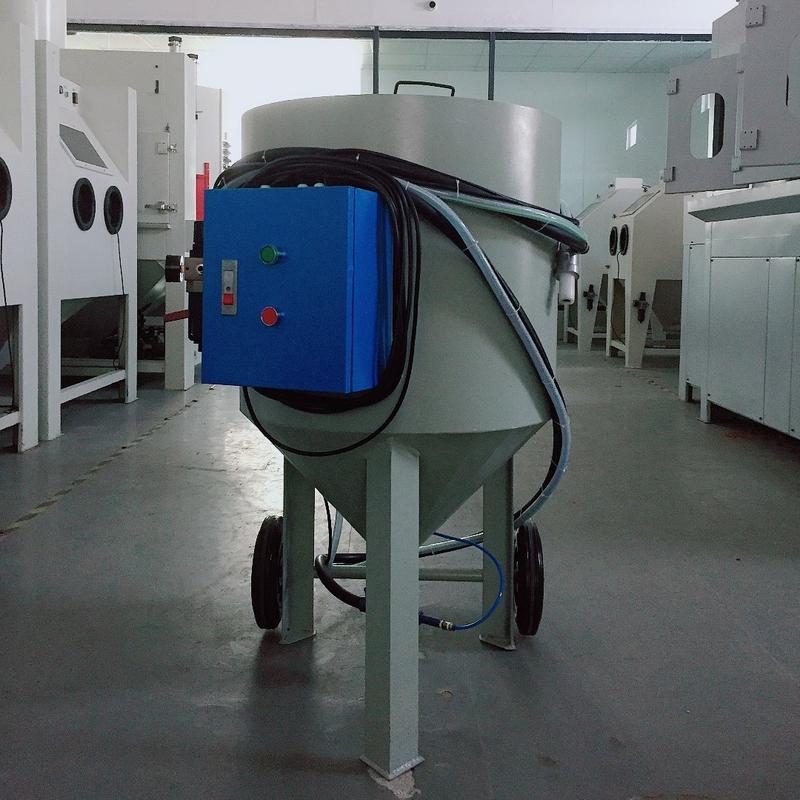 普压移动式喷砂机 喷砂罐 钢结构除锈翻新开放喷砂机