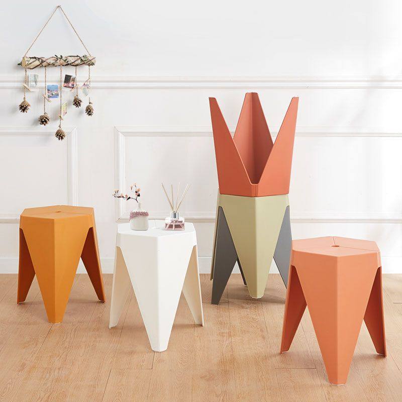家用多边塑料凳子现代简约可叠放多圆批发方凳胶凳创意颜色风车,住宅家具,折叠凳/马扎,淘宝优惠券,粉丝福利购,淘宝优惠卷
