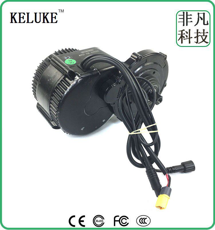 自行车改装电动助力套件BAFANG八方中置电机36V350WC961黑白横屏