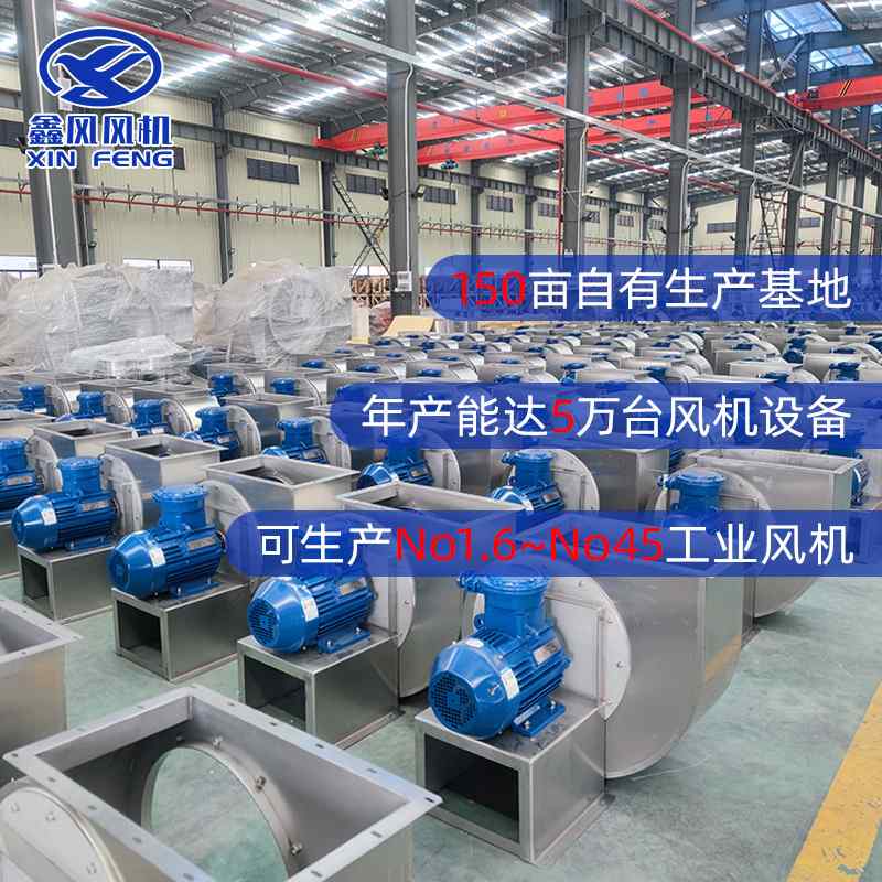 CF-11型多翼式低噪音离心风机 厨房排油烟通风换气排尘管道抽风机