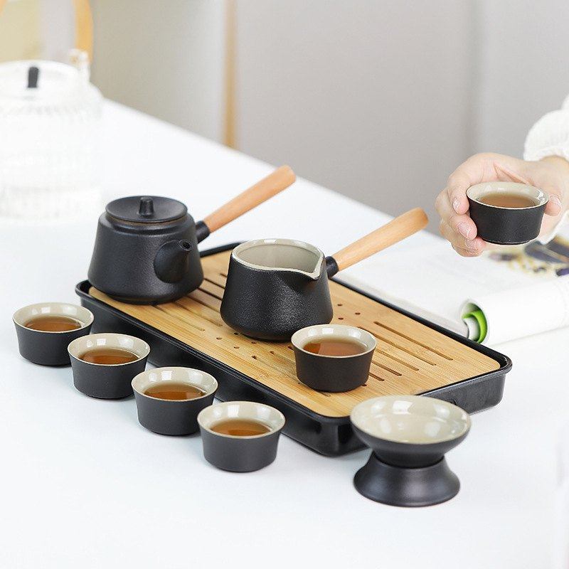 旅行茶具套装批发茶盘家用便携式节庆茶壶茶具户外陶瓷泡礼品功夫,餐饮具,旅行茶具,淘宝优惠券,粉丝福利购,淘宝优惠卷