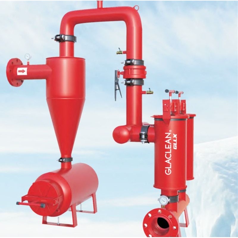 厂家批发喷灌滴灌初效过滤尼龙碳钢材料可选离心过滤器 多个规格