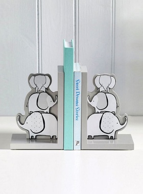 儿童房软装书桌书柜储物创意木制卡通售楼处样板房桌面装饰