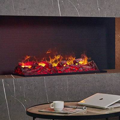 电子壁炉家用火焰客厅电视柜背景墙法式壁炉柜木碳装饰欧式壁炉