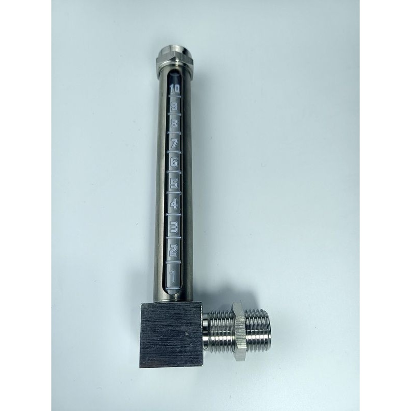 L型液位计耐高温耐腐蚀304不锈钢管状油标液位计水位计油位计