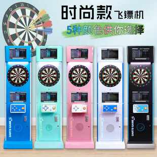 新款全自动飞镖机软式联网酒吧KTV娱乐设备投币柜式电子飞镖机