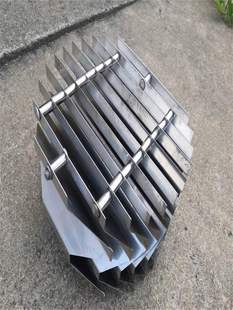 304/316L折板平板S型气净化化工设备C液型折板分离废气除雾器流