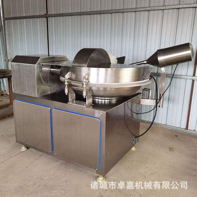 变频莲藕加工机器不锈钢丸子馅包子馅高速斩拌机全自动预制菜设备