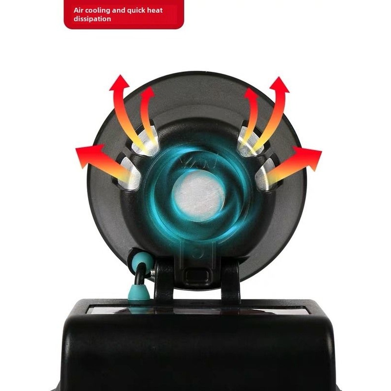 Yanni 726t头灯强光可充电超亮头戴式手电筒户外Led黄灯夜间钓鱼