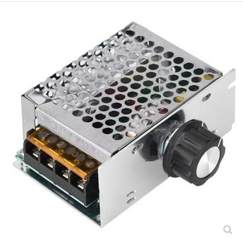 4000W大功率可控硅 电子调压器 调光 调速 调温 带保险外壳