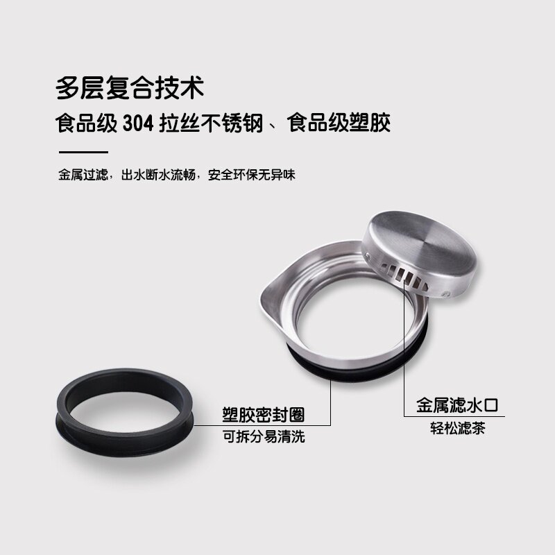 冷水壶玻璃耐高温家用装水壶凉水水杯果汁大容量加厚壶茶壶扎套装