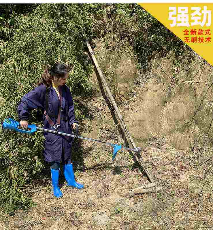 斯特克充电式电动割草机无刷家用打草机园林除草机开荒神器多功能