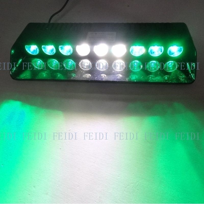 02007 红白蓝9W铲子灯吸盘LED爆闪 仪表台 爆闪 LED频闪 高亮款