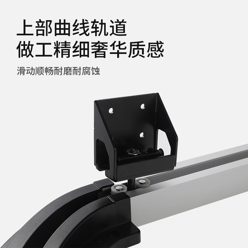 内推巴士门平移门滑轨衣帽间主卧隐形房门推拉平面门轨道五金配件