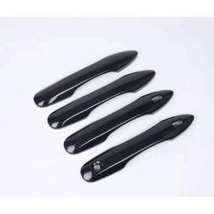 纤片碳车外纹 饰贴片拉手款 适用于16款 普锐斯车门拉手盖门拉手装