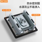 不锈钢地插双门电脑网络五孔电源HDMI高清光纤公母卡农隐藏地插