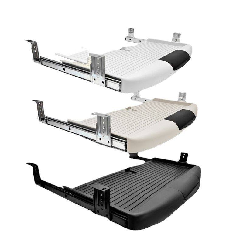 电脑桌键盘托架滑道轨道配件抽屉键盘架二节滑轨吊装托盘键盘轨道