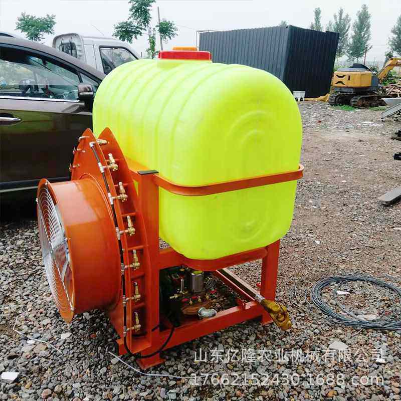 四轮悬挂式风送喷药机 柑橘园喷杆打药机 果树梨树桃树喷雾机