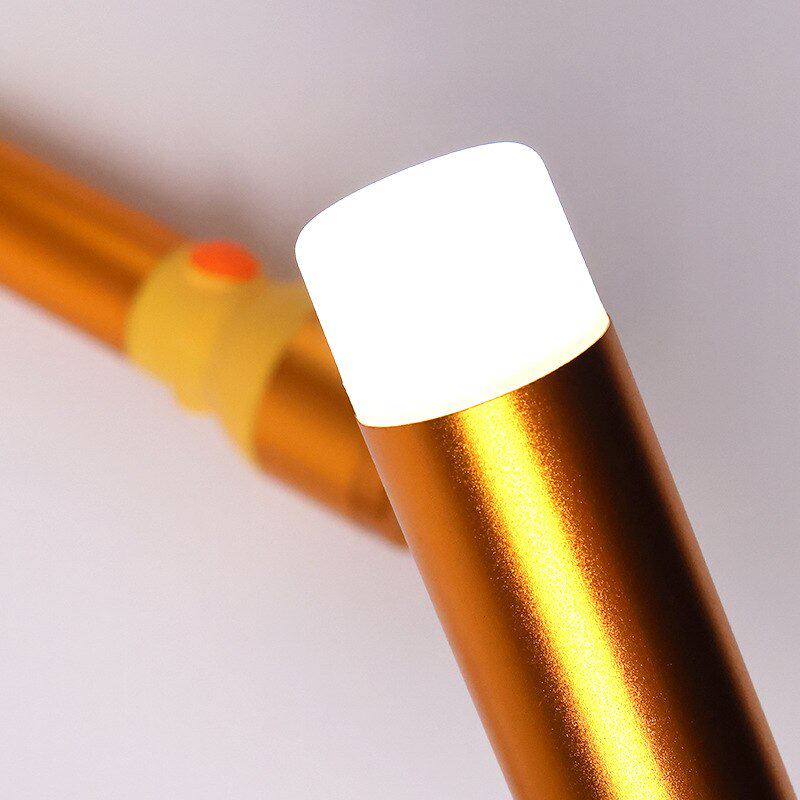 新款LED锂电池强光手电筒户外尾家用带照明便携续航长手电筒充电