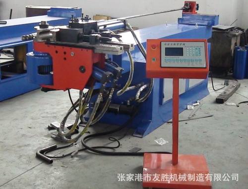友胜现货75NC 大口径弯管机大棚圆管加工成型平台式电动弯管机