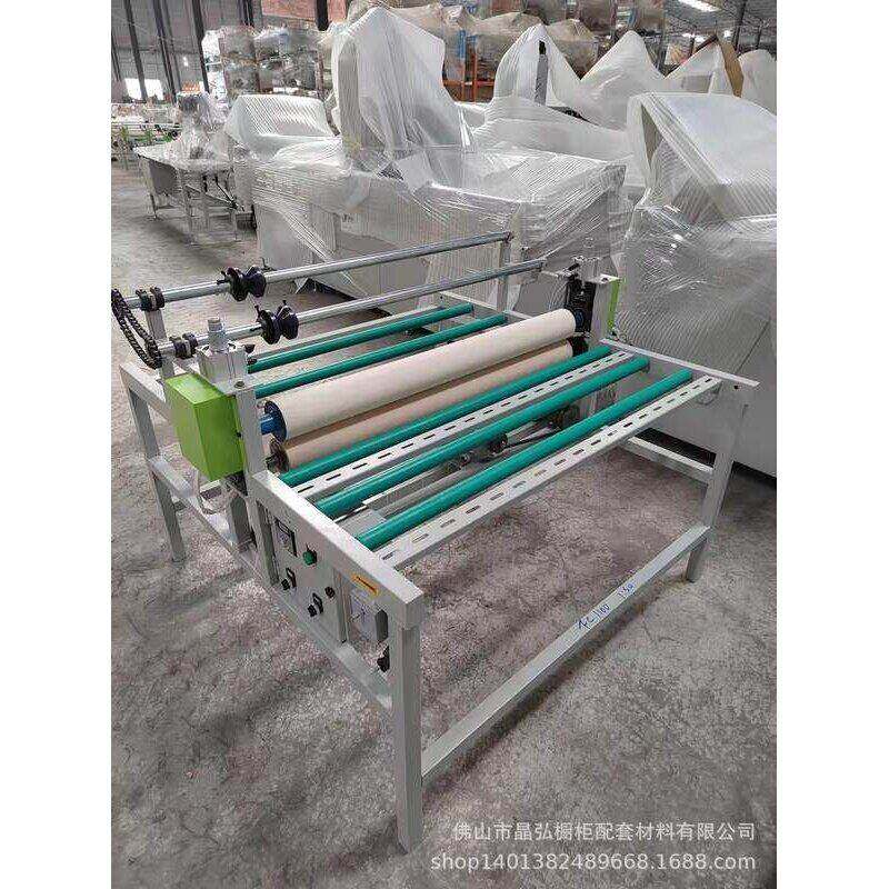 广东晶钢门贴膜机玻璃瓷砖保护膜覆膜机门窗设备微晶背景墙覆膜机