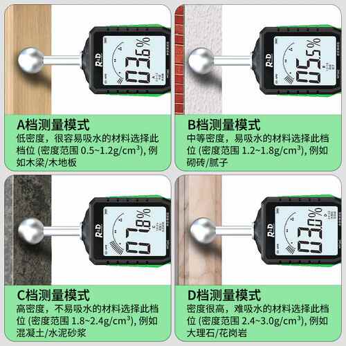 MT36C高精度球体感应式水分仪瓷砖混泥土砖墙粉墙水份湿度测量仪