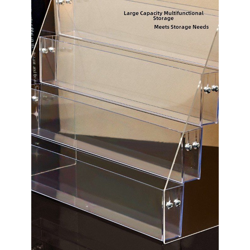 吧唧展示架徽章色纸手账卡片卡牌周边置物架透明亚克力谷子陈列架