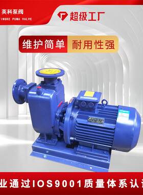 自吸排污泵ZWL高扬程大流量清污水抽水泵管道增压直联式工业防爆