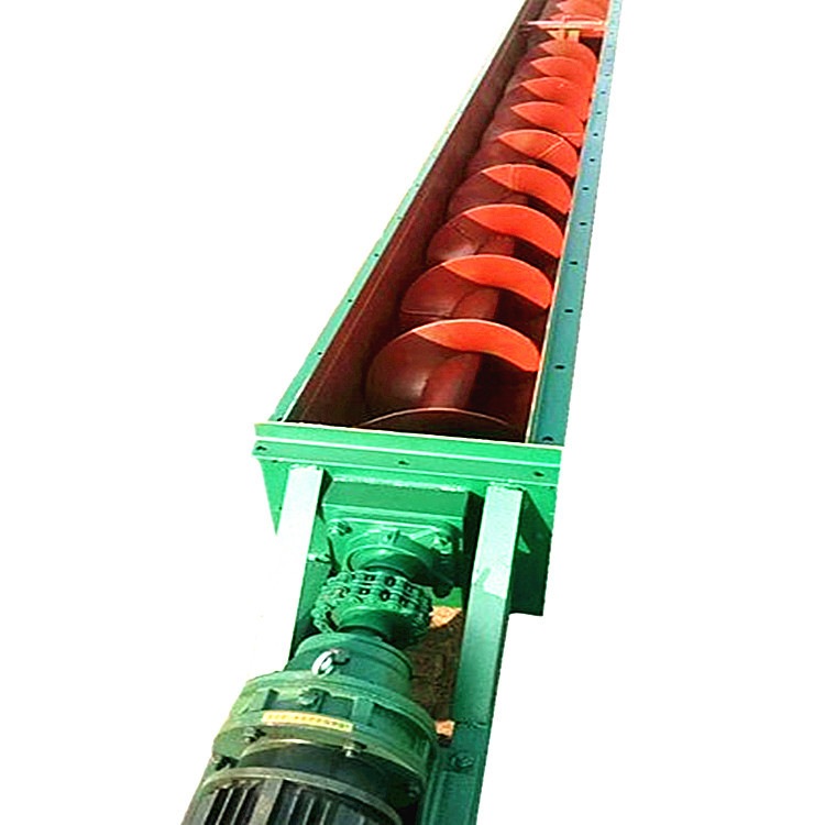 支持定制U型螺旋输送机 污泥无轴绞龙生产 单管式物料送料机厂家