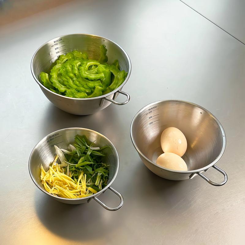 韩式不锈钢备菜盘食品级酱料碟米酒碗带手柄薯条炸鸡沙拉调料碗