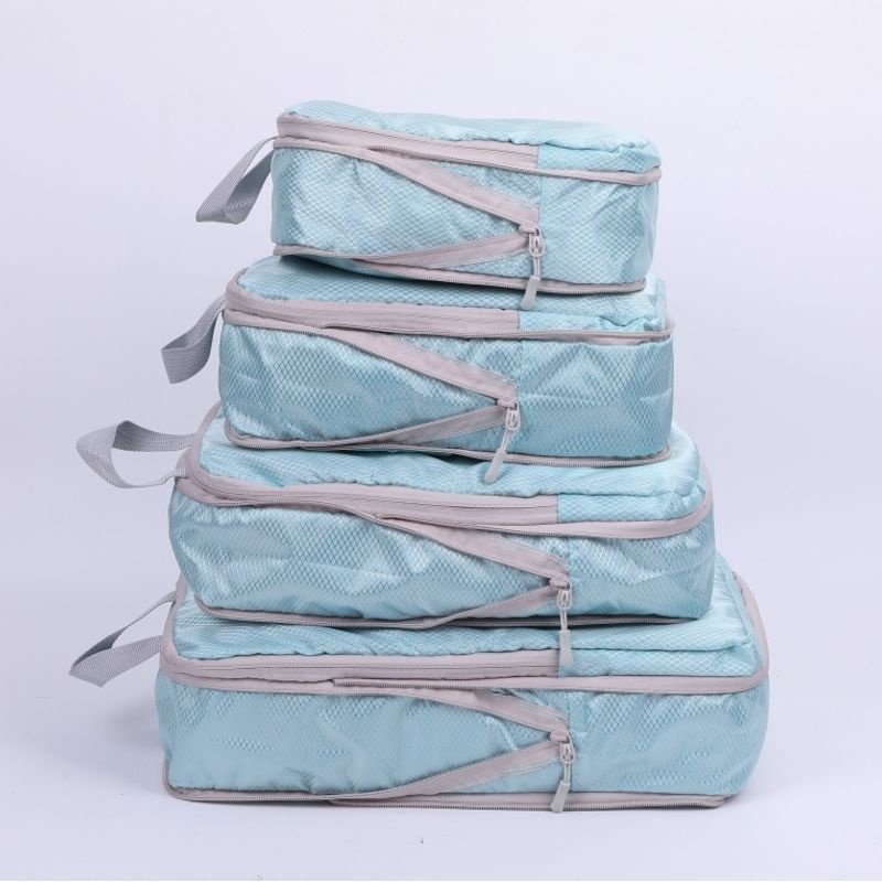 旅行收纳套装手提式拉链尼龙袋四件套收纳收纳袋收纳行李箱整理包,收纳整理,旅行收纳套装,淘宝优惠券,粉丝福利购,淘宝优惠卷