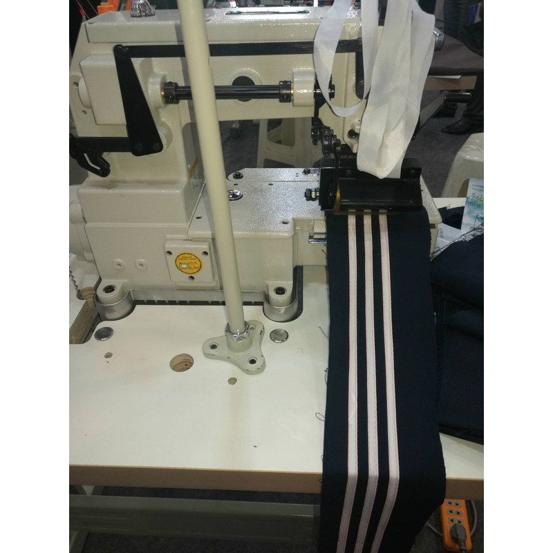 18针窗帘贴条机VC008银剑款4针8针12针校服运动服拉腰机绷缝机