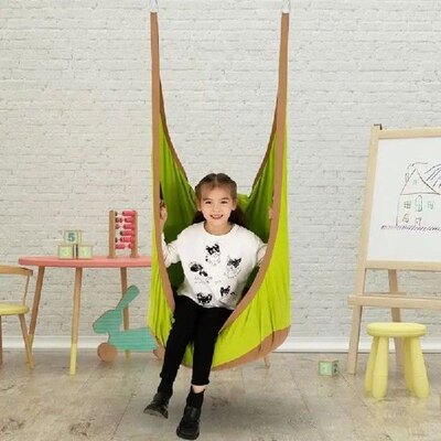 Kids Pod Swing Chair Outdoor Soft Comfortable Hammock Seat