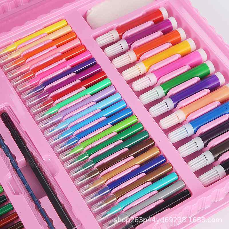 儿童绘画美术用品208件工具水彩笔蜡笔画笔油画画画套装棒画架带,文具电教/文化用品/商务用品,美术套装/美育礼盒,淘宝优惠券,粉丝福利购,淘宝优惠卷