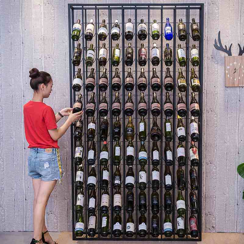 美式铁艺酒吧酒柜展示架壁挂式红酒架子家用落地葡萄酒瓶架置物架,住宅家具,酒架,淘宝优惠券,粉丝福利购,淘宝优惠卷