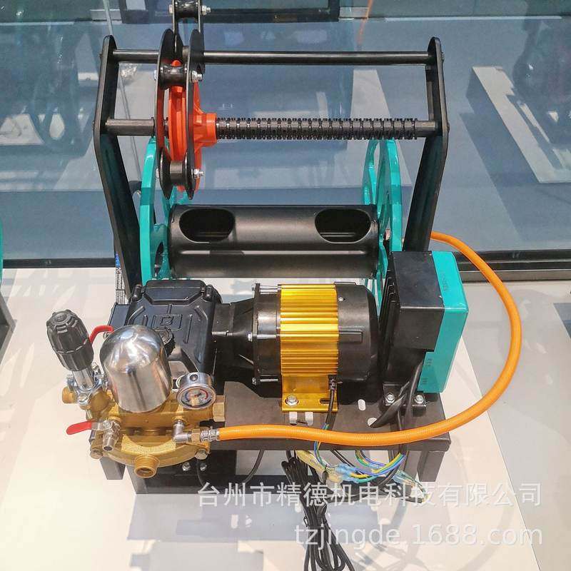 48V/60V自动打药收管机  遥控绕管机 精德双电机打药机