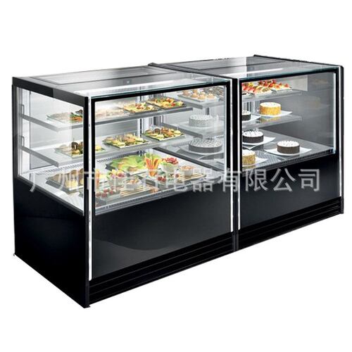 新款欧式 直角 大型蛋糕展示柜 cake displays 110V 巧克力陈列柜
