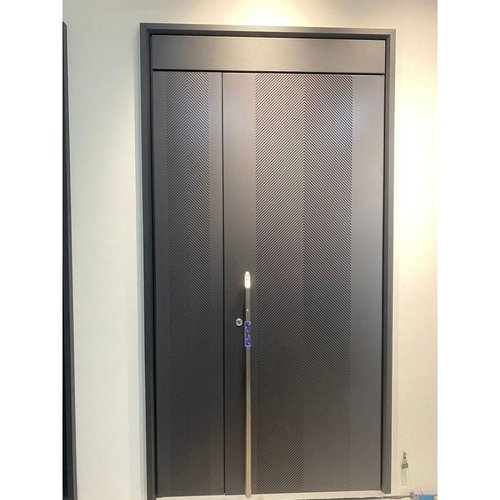 城市小非标铸铝门精雕拉手家用入户门智能静音防盗门锌合金仿铜门