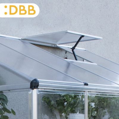 户外庭院PC阳光板温室倚墙式园林花房跨境专供花园暖房greenhouse