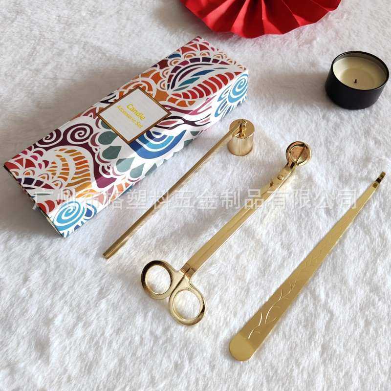 新品 香薰蜡烛工具三件套礼盒包装灭烛钩剪灭烛器灭烛罩不锈钢,家居饰品,灭烛剪,淘宝优惠券,粉丝福利购,淘宝优惠卷