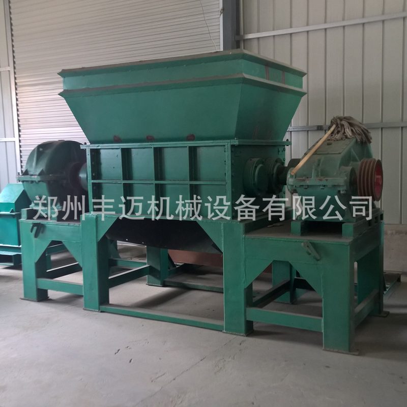 多功能废旧金属破碎机 塑料编织袋撕碎机 轮胎双轴撕碎机