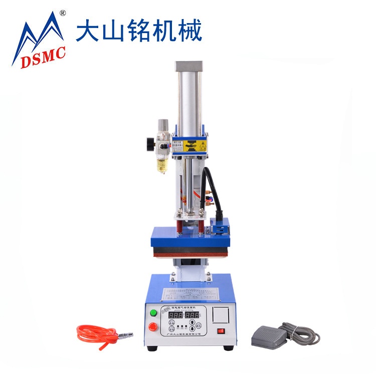 DSMC/大山铭 小型多功能平面logo自动压烫机 气动烫标机