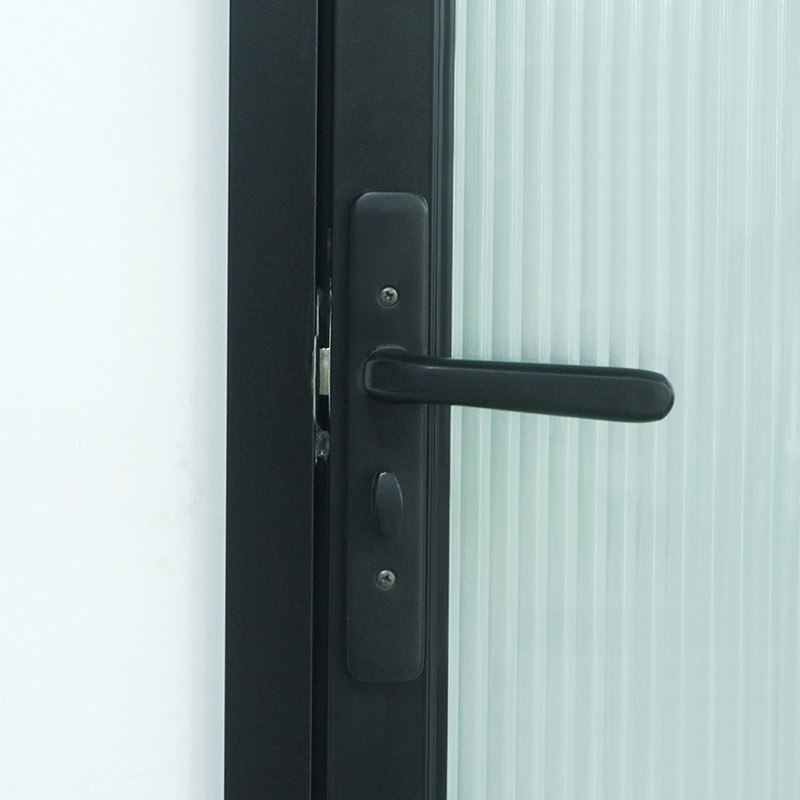 卫生间推拉门钢化玻璃家用铝合金门框窄边平开门源头工厂安装