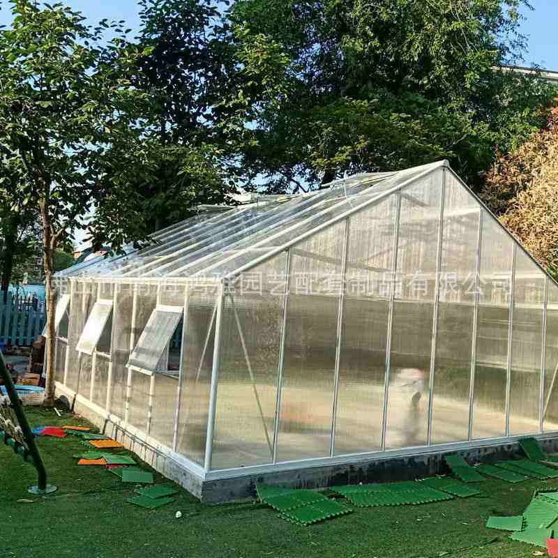 家用铝合金连体双开门花房户外蔬菜农业花卉遮阳塑料保温棚批发,农机/农具/农膜,温室大棚支架,淘宝优惠券,粉丝福利购,淘宝优惠卷