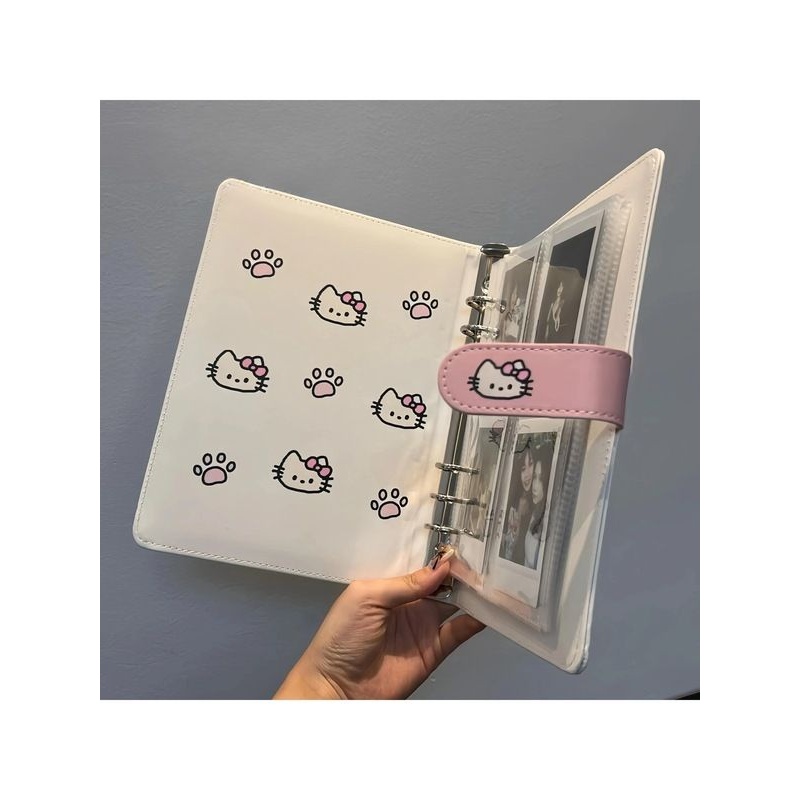 hellokitty拍立得相册卡册收纳册A5活页收纳本四宫格3寸照片小卡