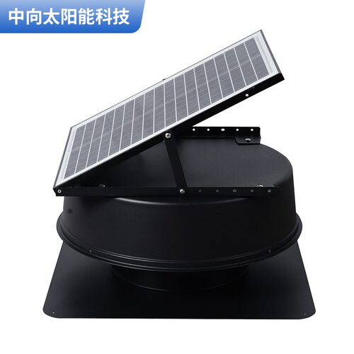 太阳能屋顶通风机风帽厂房养殖场别墅直刷无刷变频排气换气散热风