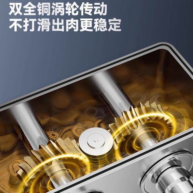 台元切肉片机商用电动熟食切菜切鱼片肉丝全自动绞肉丁不锈钢小型,厨房电器,商用切片机/切肉机/绞肉机,淘宝优惠券,粉丝福利购,淘宝优惠卷