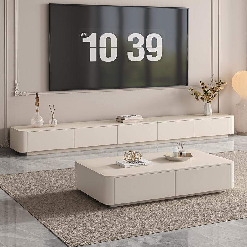 岩板电视柜茶几组合现代简约小户型客厅地台轻奢地柜落地电视机柜,住宅家具,茶几+电视柜,淘宝优惠券,粉丝福利购,淘宝优惠卷